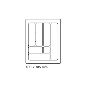 Príborník 45 PVC sivý COMFORT