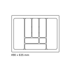 Príborník 70 PVC sivý COMFORT