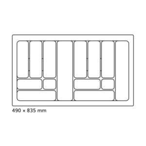 Príborník 90 PVC biely COMFORT
