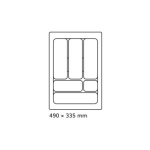 Príborník 40 PVC antracit matný COMFORT