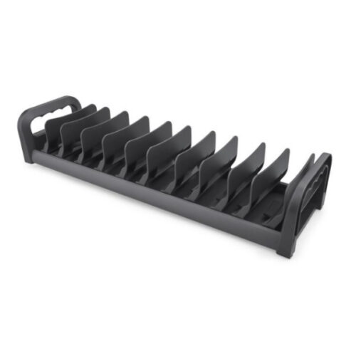 Organizér na taniere / pokrievky 121x472x80 antracit