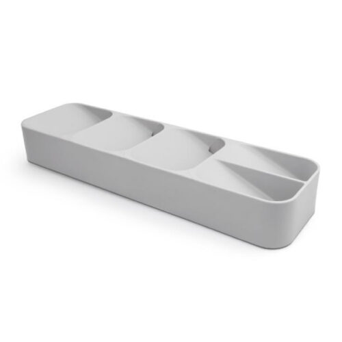 Organizér na príbory 100x395x55 sivá