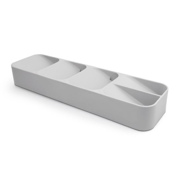 Organizér na príbory 100x395x55 sivá