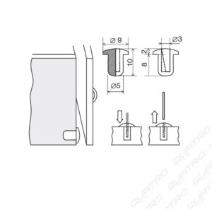 Tlmič D10 5/10 transparent