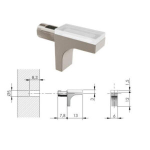 Podperka na sklo K-LINE d5