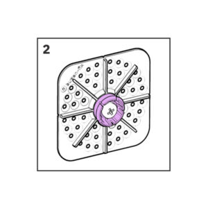 Bonded Button platnička pre Type 3