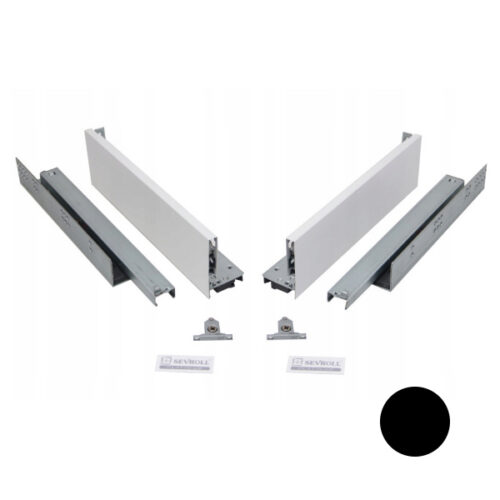Výsuv PLATINIUM 18 4D 500mm H134 čierny SEVROLL 223329