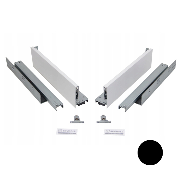Výsuv PLATINIUM 18 4D 500mm H134 čierny SEVROLL 223329