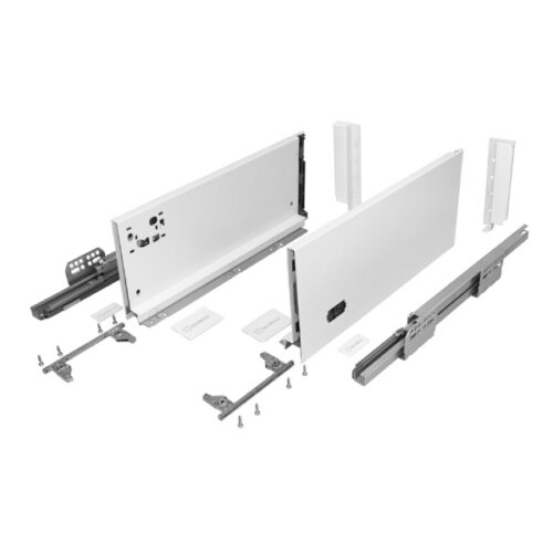 Výsuv SEVROLL V-BOX 18 3D L400mm H178mm biely 223474-18