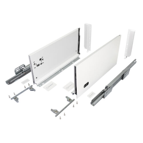 Výsuv SEVROLL V-BOX 18 3D L400mm H210mm biely 223483-18