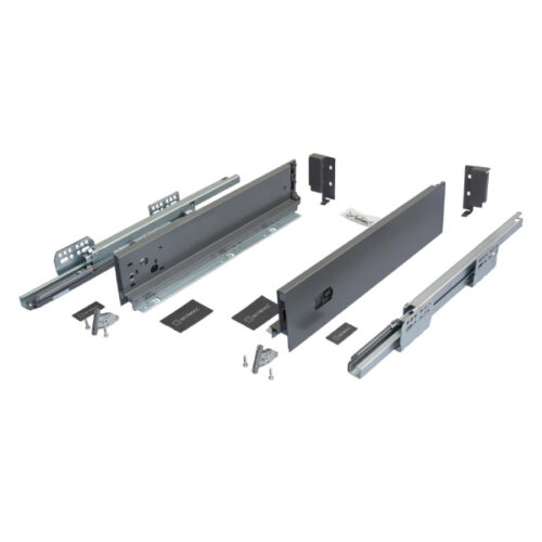 Výsuv SEVROLL V-BOX 18 3D L450mm H127mm grafit 223520-18