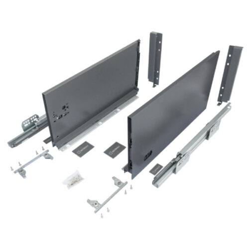 Výsuv SEVROLL V-BOX 18 3D L450mm H238mm grafit 223547-18