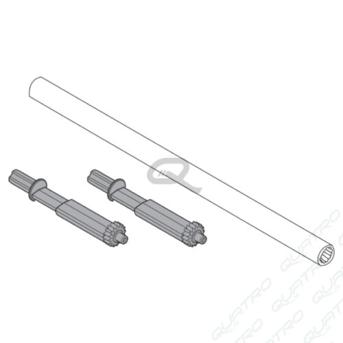 BLUM - TANDEM súprava synchronizačného pastorka a hriadeľa a pre TIP-ON T55.1089ZR