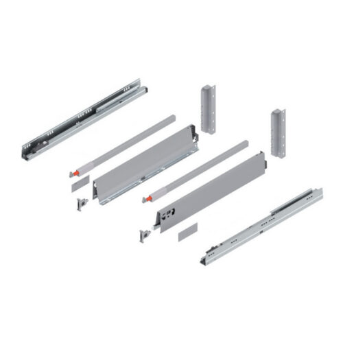 BLUM - ANTARO komplet sada na 10 ks zásuviek D 500mm sivá