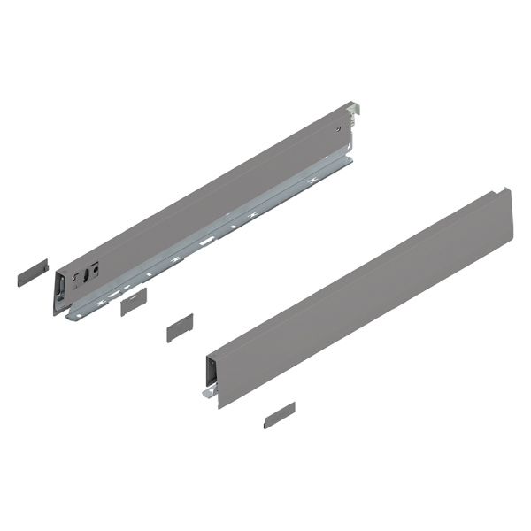 BLUM - MERIVOBOX bok "N" 450mm Indium sivá matná Ľ+P 470N4502S IG-M