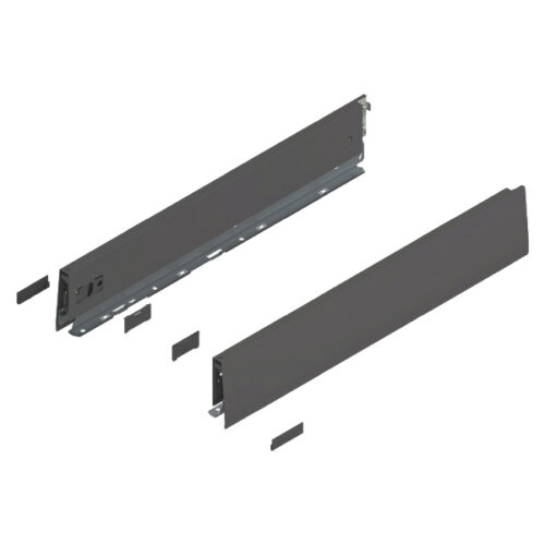 BLUM - MERIVOBOX bok "M" 350mm sivá matná orion Ľ+P 470M3502S-OG-M