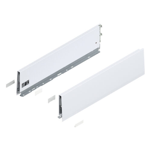 BLUM - MERIVOBOX bok "K" 450mm hodvábna biela matná Ľ+P 470K4502S SW-M