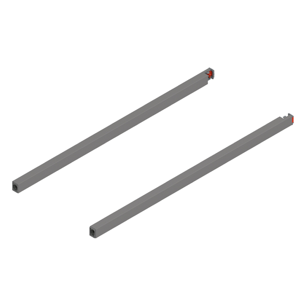 BLUM - MERIVOBOX pozdĺžny reling 400mm indium sivá matná ZR4.400RS.E IG-M