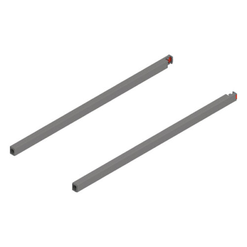 BLUM - MERIVOBOX pozdĺžny reling 450mm indium sivá matná ZR4.450RS.E IG-M