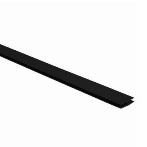Lišta spojovacia PVC "H 3,3mm" 2m čierna