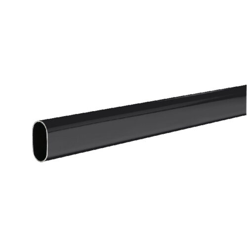 Vešiaková tyč 3m 30x15mm čierna matná