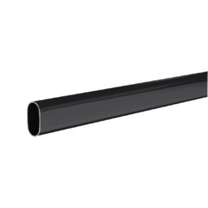 Vešiaková tyč 3m 30x15mm čierna matná