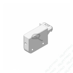 BLUM - kovanie závesné na naskrutkovanie biele pravé 48N0510.02