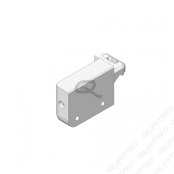BLUM - kovanie závesné na naskrutkovanie biele pravé 48N0510.02