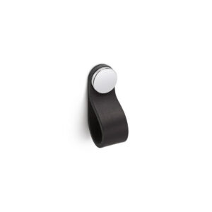 Knopok FLEXA VIEFE 22x70 koža čirna / chróm 0404070P9901