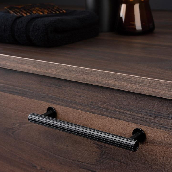 Úchytka RILLE VIEFE 160mm čierna brúsená 0528160L30
