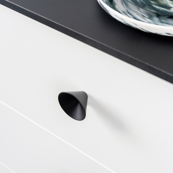 Úchytka CONIC VIEFE knopok D43 biela matná 0538043ZM1