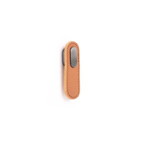 Knopok OBLONG VIEFE 70 mm koža bežová + šedá 0507070P2631