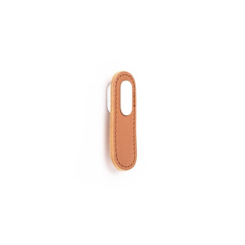 Knopok OBLONG VIEFE 70 mm koža bežová + biela 0507070P26M1