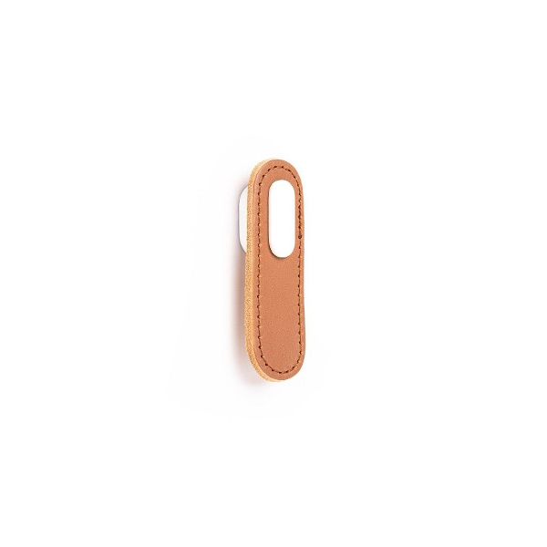 Knopok OBLONG VIEFE 70 mm koža bežová + biela 0507070P26M1