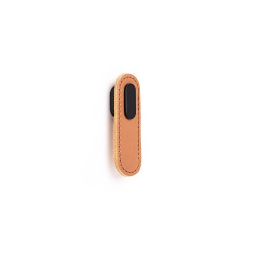 Knopok OBLONG VIEFE 70 mm koža bežová + čierna 0507070P26M2