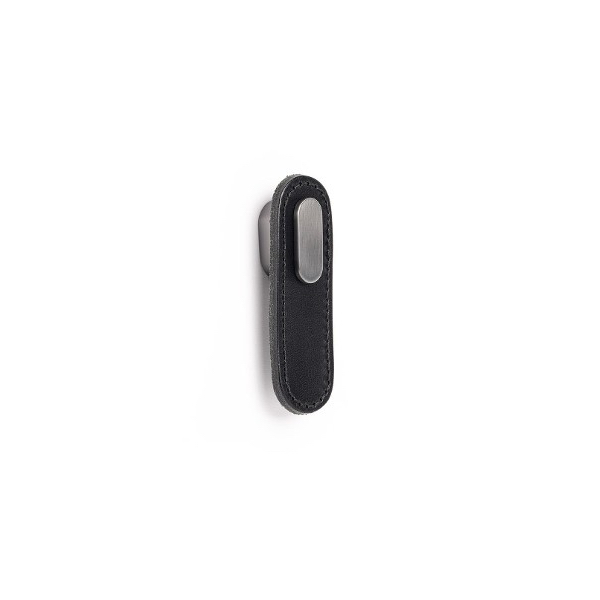 Knopok OBLONG VIEFE 70 mm koža čierna + šedá 0507070P9931
