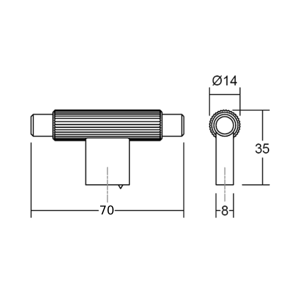 Úchytka ARPA VIEFE L1178 nerez 05831178L24