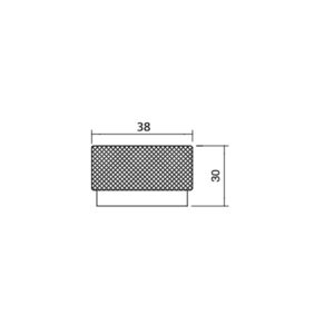 Knopok GRAF BIG VIEFE D38 nerez 0486038L24