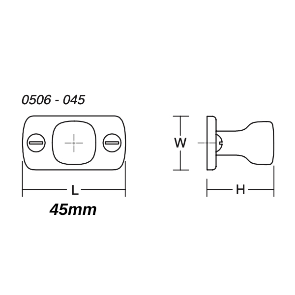 Knopok FIRM VIEFE čierna 0506045ZM22