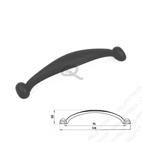 Úchytka EMIL 96 čierna mat.