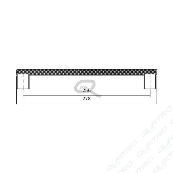 Úchytka GRAF VIEFE L256 nerez 0430256L24