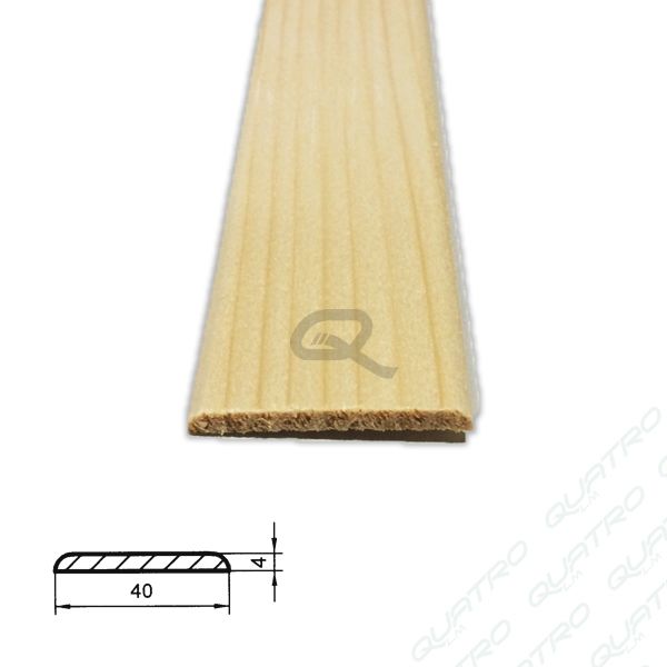 Lišta drevená K 40x04 2,5m