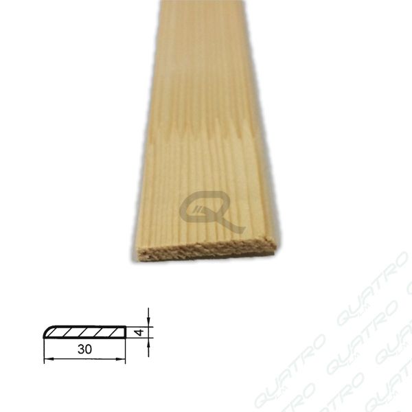 Lišta drevená KJ 30x04 2,5m