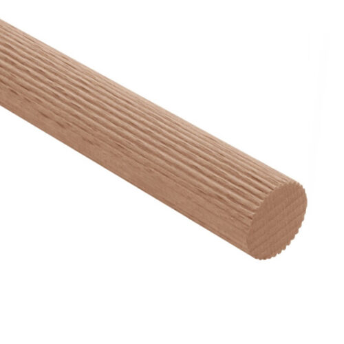 Tyčky D6mm Bk vrúbkované