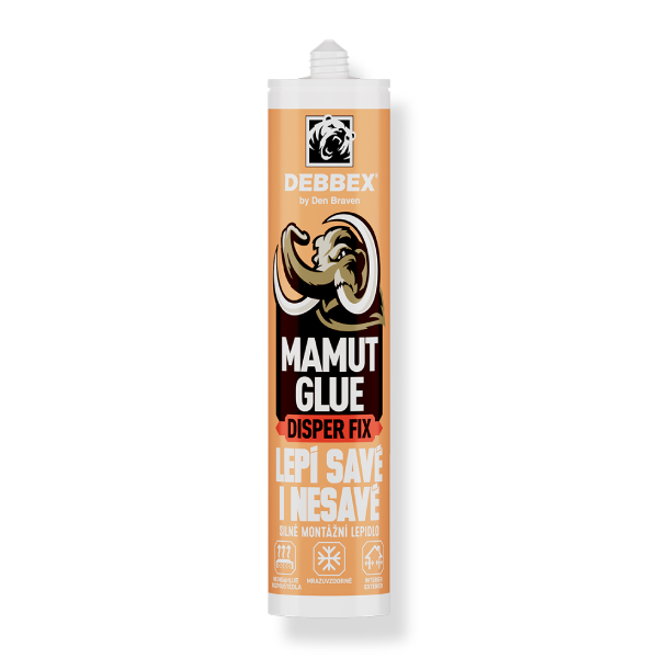 Lepidlo Mamut Glue DISPER FIX 280ml sivé