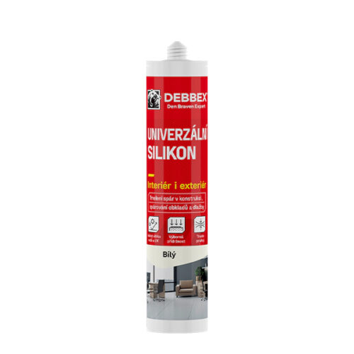 Silikón univerzálny biely 280ml