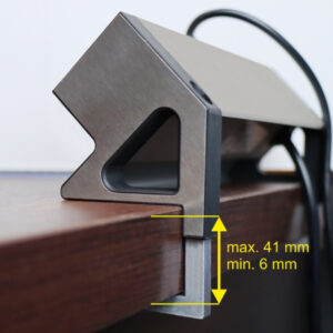 Zásuvka DESK BOX USB A/C + 3x230V 1,8m nerez