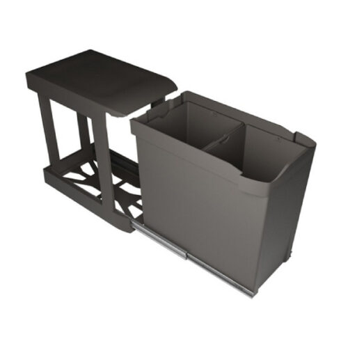 Kôš odpadkový 246 antracit 2x14l