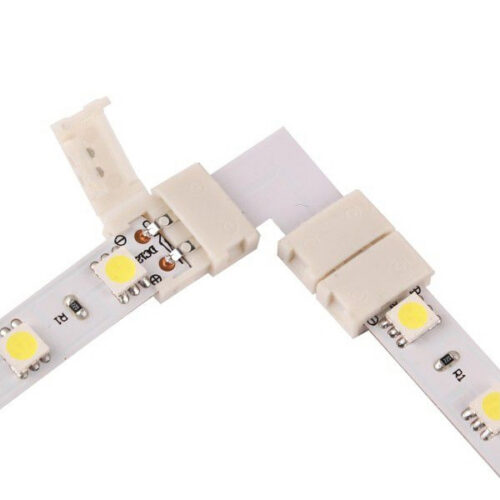 LED spojka rohová pre LED pás 8mm 12-24V, 2A