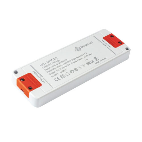 LED trafo FLAT SLIM 60W, 12V bez káblov